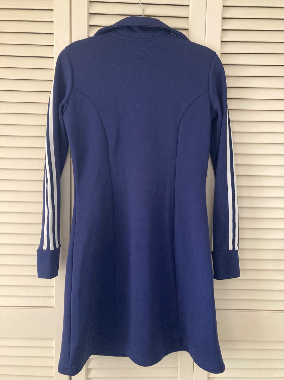 adidas Europa Navy Blue Vintage Y2K Track Zip Dress/Coat 💙 - Picture 5 of 5